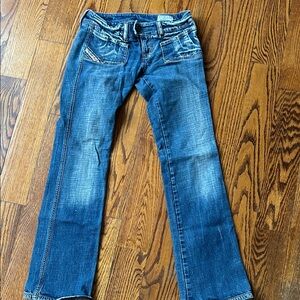 Diesel hush ds Women's Dark Blue Boot Cut Jeans